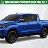Toyota Hilux Pair Front Left Right Window Belt Weatherstrip (2005-2014)