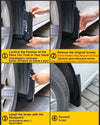 Toyota Corolla 4x Front Rear Splash Mud Flaps Guards (2014–2017)