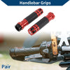 Motorcycle 23 x 23 mm Hand Grips Cover Aluminum Alloy Handlebar Grips Red