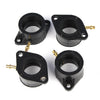 Kawasaki KZ1000 KZ1100 4 Pcs Carburetor Intake Manifold Boots (1977-1983)