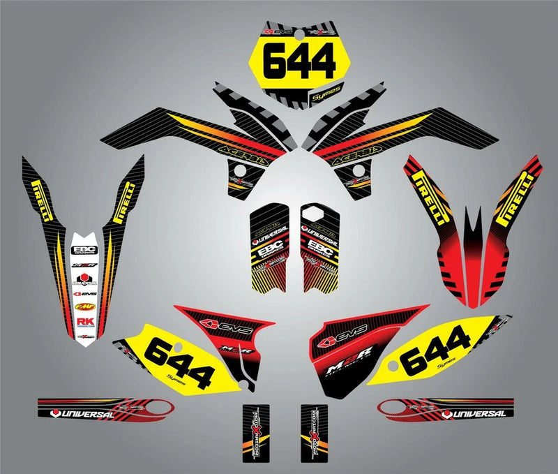 Honda XR 50 Full Custom Graphic Kit (2000-2003)