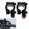 22MM M8 Black Motorcycle Handlebar Mirror Mount Clamp