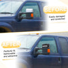 Ford Excursion F150 F250 F350 Rearview Mirror Cover Cap Gloss Black