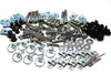 Motorcycle Fairing Bolts & Dzus 158 Piece Universal Race Track Pack