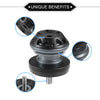 Motorcycle Aluminum Alloy Titanium Tone Pair Swingarm Spools 6mm M6x1.0