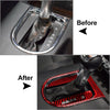 Ford Mustang (2015-2023) Red Center Console Gear Shift Box Cover Trim