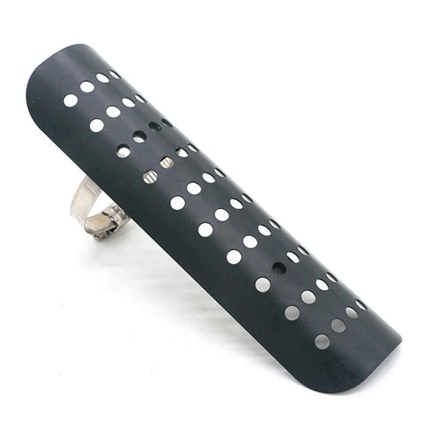 Universal Motorcycle Black Muffler Pipe Heat Shield Cover
