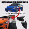 KIA Stinger Carbon Black OX Horn Rearview Side Mirror Covers (2018-2022)