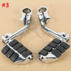 Highway Engine Guards Chrome 32mm 1-1/4" Long Angled Foot Pegs