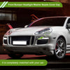 Porsche Cayenne Silver Tone Washer Nozzle Cover Cap