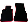 BMW X3 Series F25 SUV (2010-2017) Red Trim AutoWin Black Floor Mats