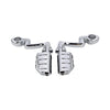 Harley Touring Dyna Foot Pegs 1-1/4" Engine Guard Mounts Clamps