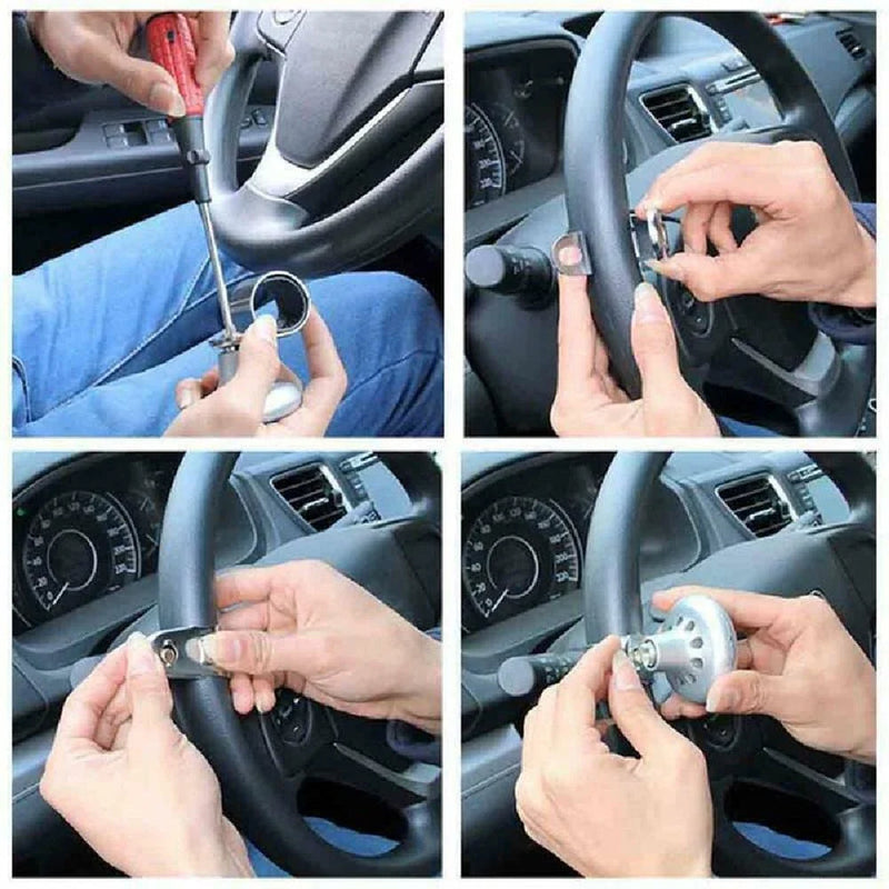 Car Blue Steering Wheel Spinner