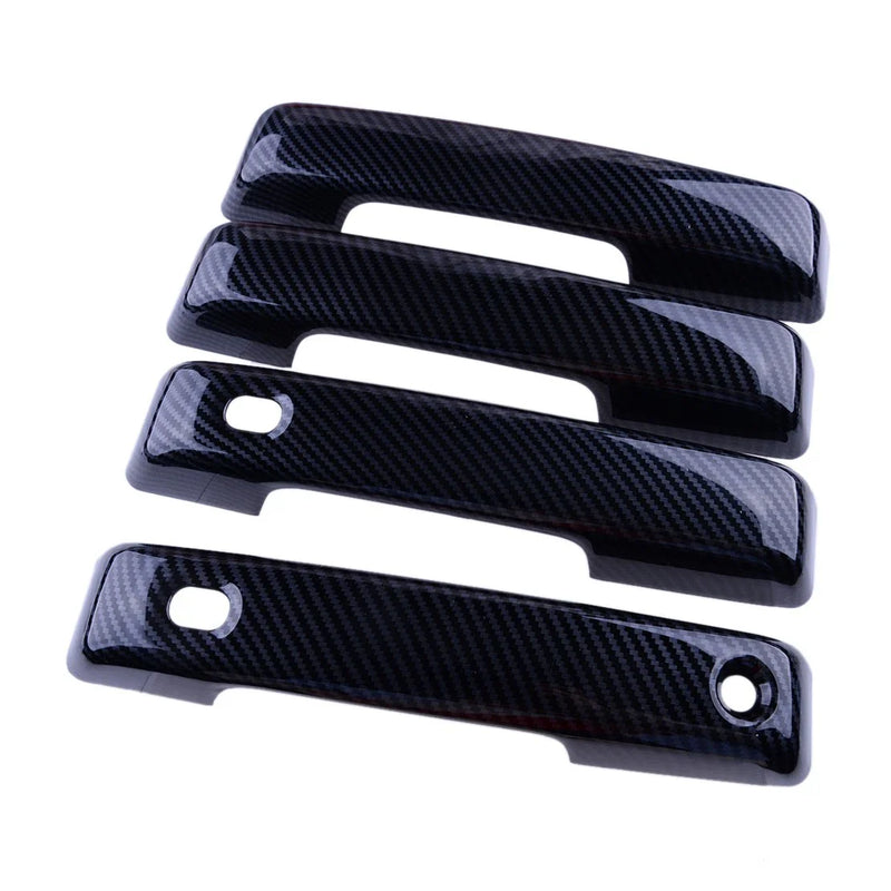 Ford F-150 4 x Carbon Fiber Style Door Handle Trims (2021-2022)