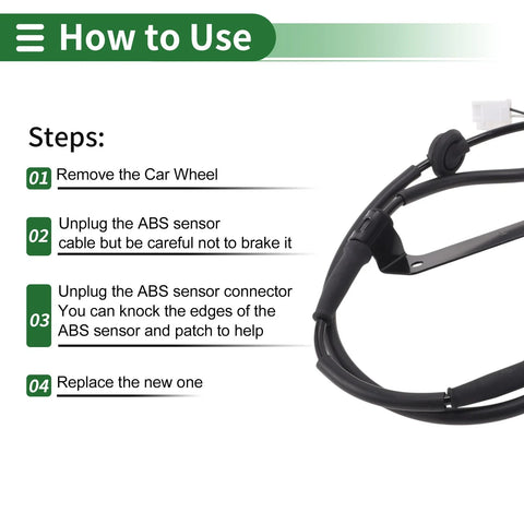 Kia Sorento (2011-2013) - 1 Pc ABS Wheel Speed Sensor