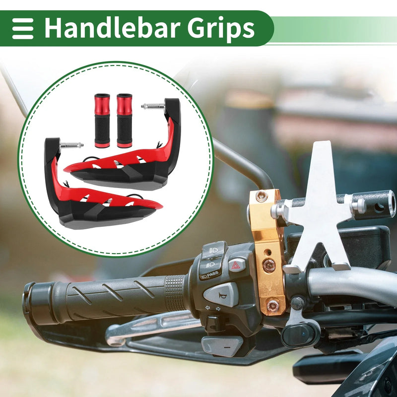 Motorcycle Handlebar Cover 1 Motorcycle Hand Grips Cover Diamond Pattern