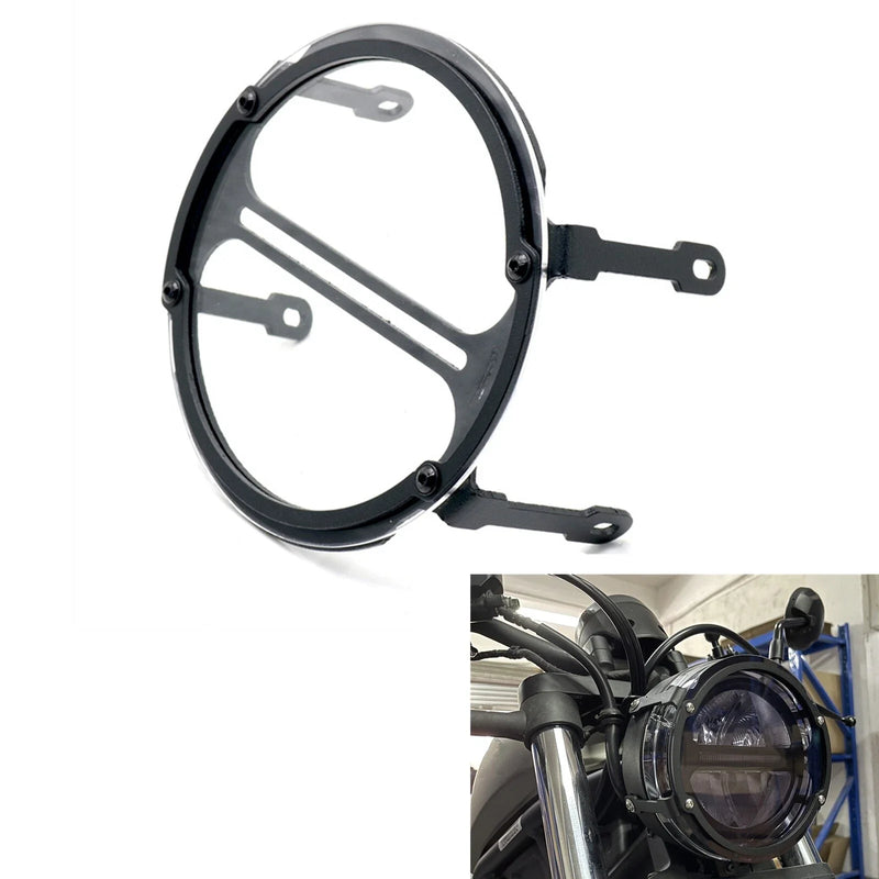 Honda Rebel CMX300 Black Headlight Frame Trim Cover (2017-2021)