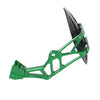 KAWASAKI Z1000 / SX Green Carbon Fiber Rear Splash Mudguard w/Bracket (14-20)