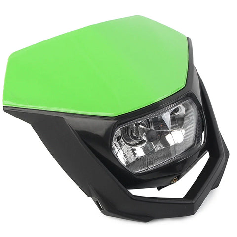 Supermoto Dirt Bike - Green Headlight Fairing