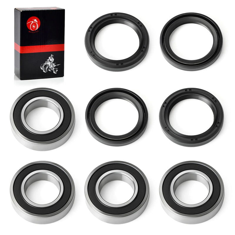 Kawasaki Mule 2 x Set Front Wheel Bearings Seals (2010–2020)