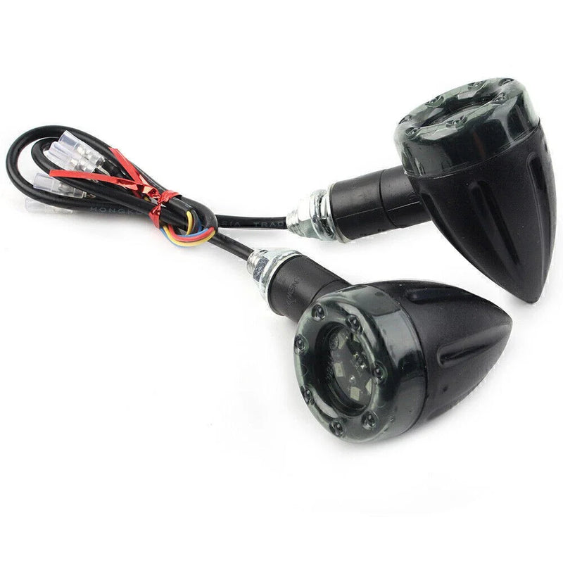 Harley & Honda 2 x Motorcycle LED Brake Blinker Turn Signal Tail Lights