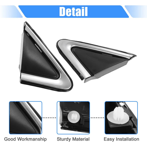 Nissan Sentra Front Left Right Mirror Corner Triangle Covers