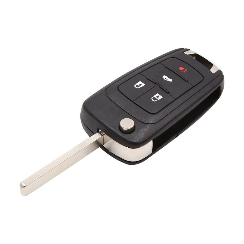 Chevrolet Cruze Black Remote Key Shell Case 4-Button