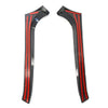 VW Golf 6 Carbon Fiber Rear Window Side Canard Splitter Trim (2009-2013)