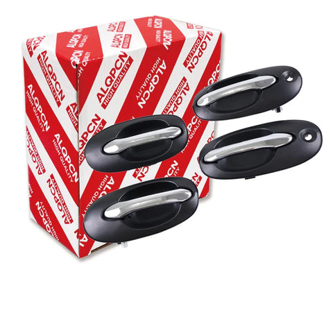Kia Carnival 4 x Black Chrome Exterior Door Handles (1999-2005)