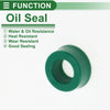 Oil Seal 10x18x8mm Seal Ring Rotary Shaft TPU 5 Pcs