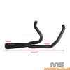 Harley Touring FLHTKL FLHTKSE FLHTCUI Exhaust System Muffler 2 Into 1 (2014-2023)