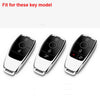 Benz E class E200 E300 2016-18 Black Leather FOB Key Cover Remote Bag fit
