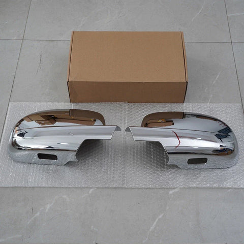 Silverado Suburban Tahoe Sierra Yukon Chrome Side Mirror Full Covers (2007-2013)
