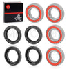 Yamaha Grizzly 350 400 450 YFM 2x Front Wheel Bearing Seal Kits (2007–2008)