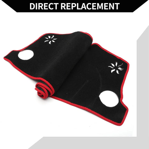 Honda Vezel RV3-RV6 (2021-2024) Protector Black Red Dashboard Cover Mat