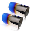 Toyota Camry XV70 SE XSE Blue Exhaust Pipe End Tips (2018-2022)