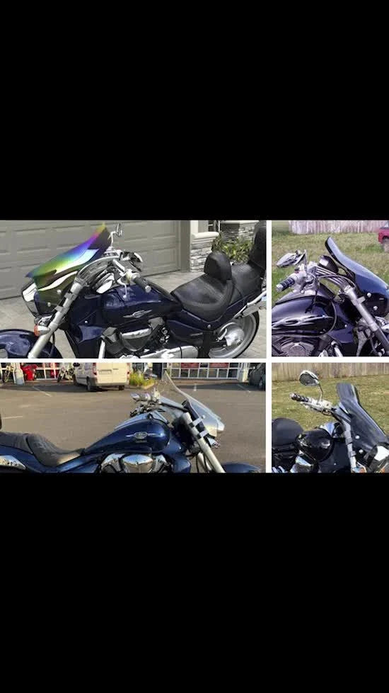 Suzuki Boulevard M109R Front Windshield & Mount Kit (2006-2016)