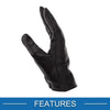 Motorcycle Gloves Breathable Full Finger Sheepskin Outdoor Gloves Brown 1 Pair