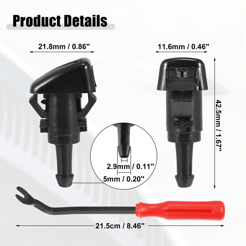 Dodge RAM Front Windshield Washer Nozzle Kit