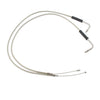 Harley Sportster XL1200, 883, Dyna, Road King Stainless Steel Throttle Cable