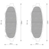 Subaru Impreza G3S 2.0L 2.5L Rear Disc Brake Pads Set (2007-2010)