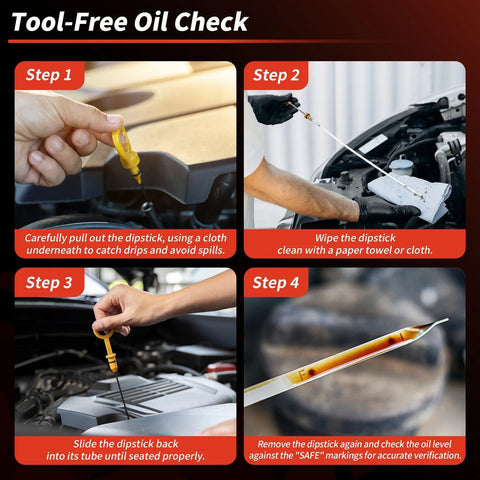 Ford F-150 (2011-2017) Yellow 1 Pc Oil Dipstick