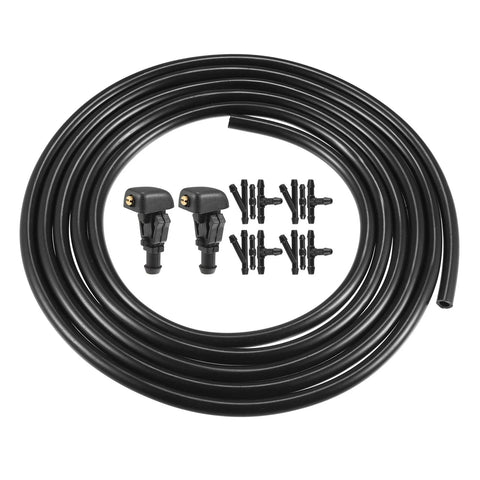 Ford F-150 2 x Windshield Washer Nozzles & 2.5m Hose Kit (2004-2023)