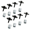 Mercedes W124 W125 Undercar Shield Clip Nuts & Screws (1985-1995)