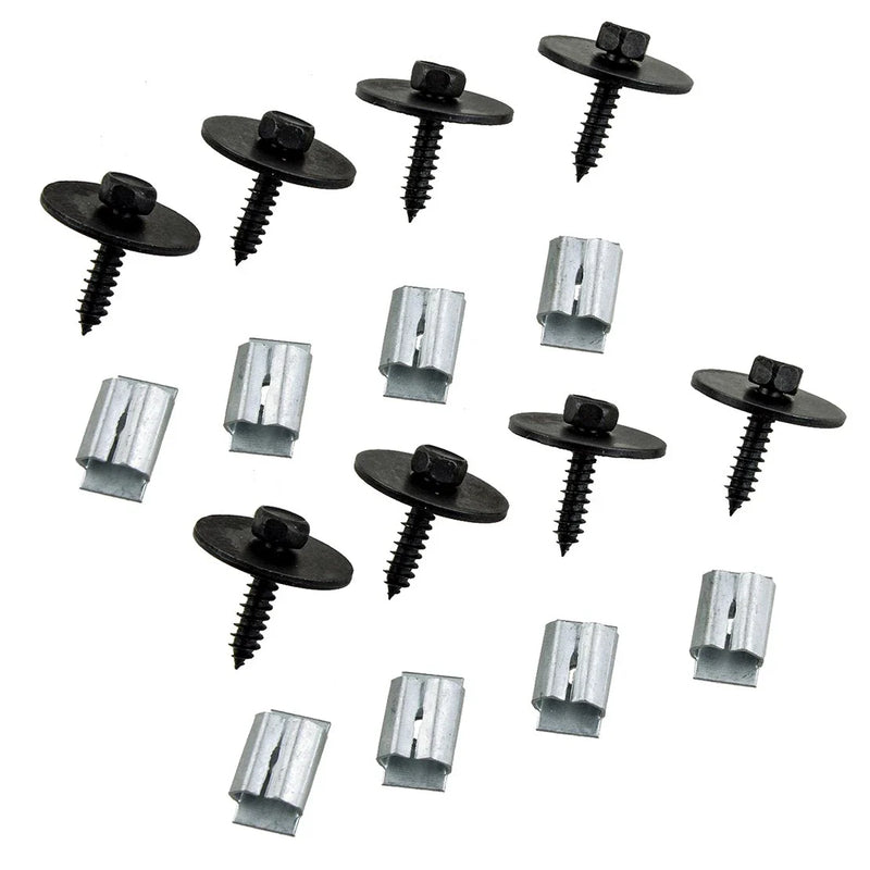 Mercedes W124 W125 Undercar Shield Clip Nuts & Screws (1985-1995)