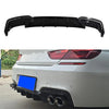 BMW F06 F12 F13 M Sport M6 Rear Bumper Diffuser Lip (2012-2018)