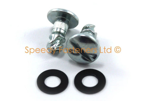 Honda CBR600 RVT1000R 2 x Fork Head Bolts Dzus 9x15 & Clips