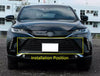 Toyota Harrier Venza Front Central Grille Decor Molding Steel Trim (2020-2024)