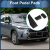 Toyota Corolla Cross Black 3 Pcs Foot Accelerator Pedal Covers