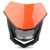 Supermoto Dirt Bike - Orange Universal Headlight Fairing
